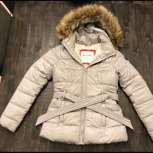 Girls Abercrombie Sherpa Lined Coat